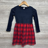 Ribbed LS Dress Plaid Skirt 8