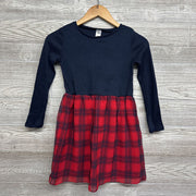 Ribbed LS Dress Plaid Skirt 8