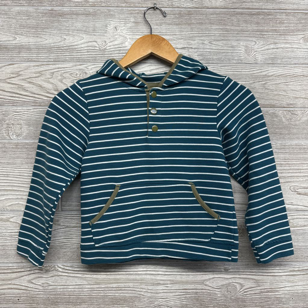 1/4 Snap Pullover Shirt W/ Hood Stripes 7