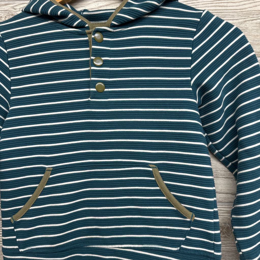 1/4 Snap Pullover Shirt W/ Hood Stripes 7