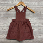 Corduroy Jumper Scallop Pockets 3t