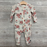 Viscose Footless Sleeper Flowers 12M