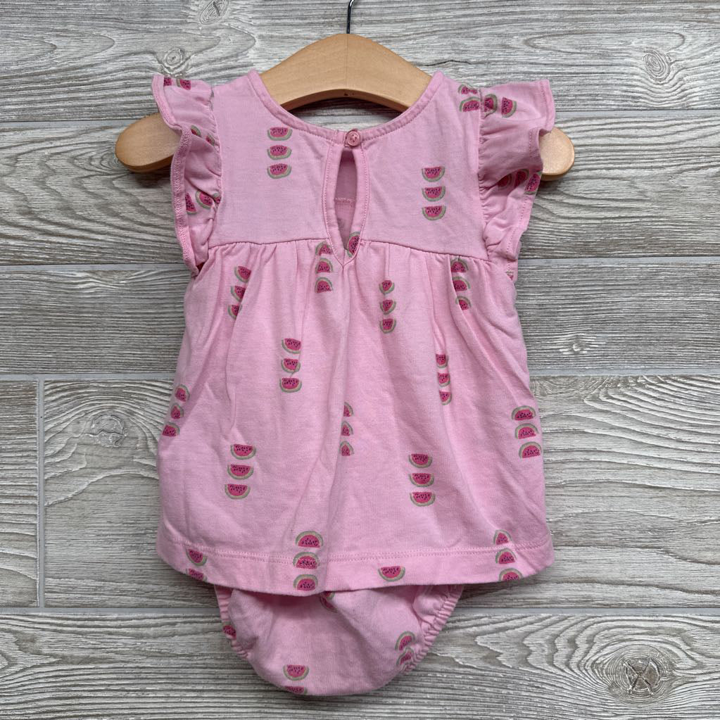 Bodysuit Dress Watermelon 12M