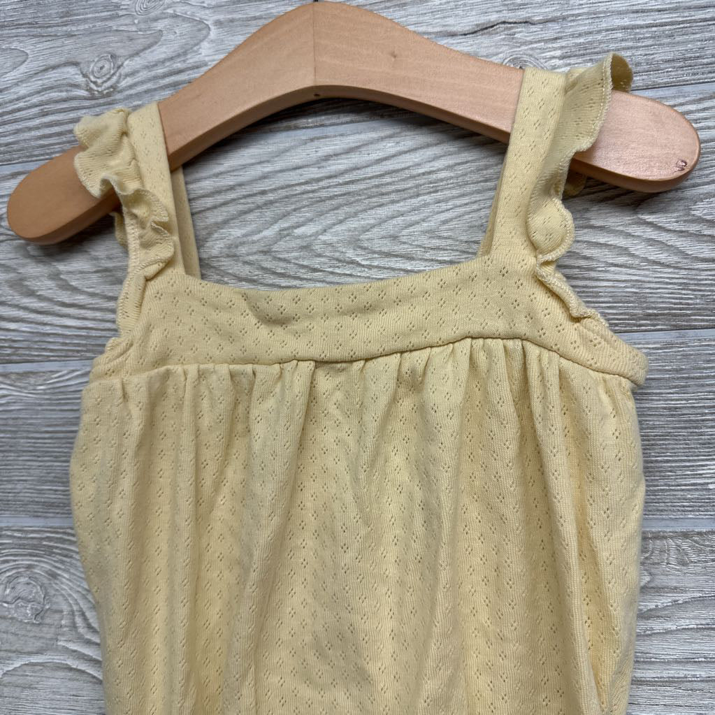 Ruffle Strap Pointelle Bubble Romper 12-18M