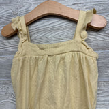 Ruffle Strap Pointelle Bubble Romper 12-18M