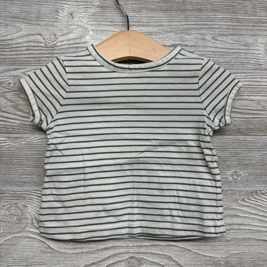 Muslin Jumper W/ LS Striped Shirt 12M