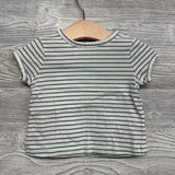 Muslin Jumper W/ LS Striped Shirt 12M