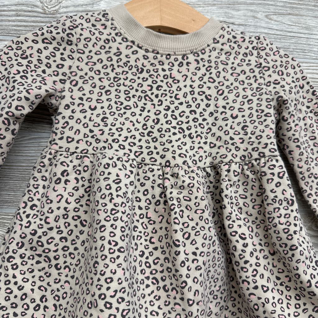 Crewneck Dress Animal Print 9M