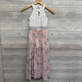 High Low Sheer Dress Jewels Flowers 7