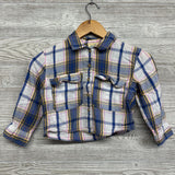 Plaid Flannel Button Up Shirt 6-6x