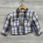 Plaid Flannel Button Up Shirt 6-6x