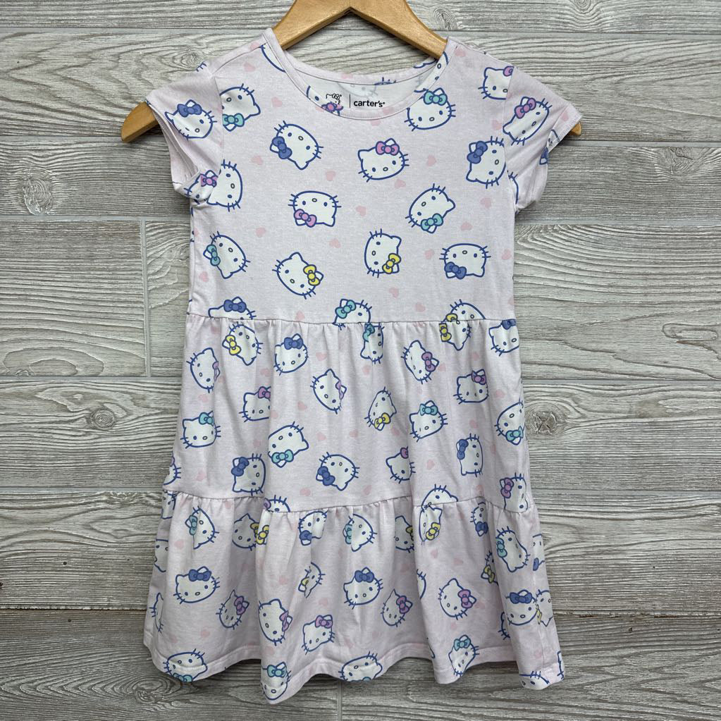 Peplum Dress Hello Kitty & Hearts 6-6x