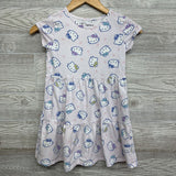 Peplum Dress Hello Kitty & Hearts 6-6x