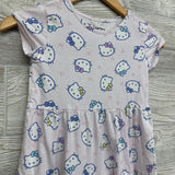 Peplum Dress Hello Kitty & Hearts 6-6x