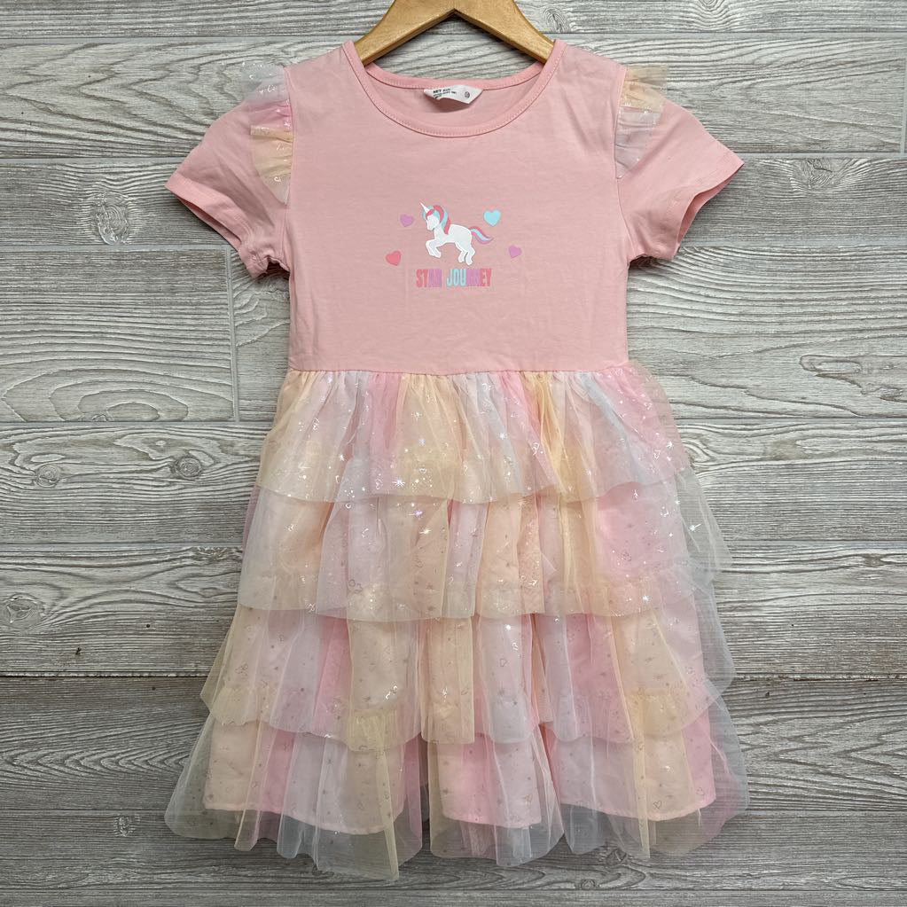 Dress W/ Tiered Tulle Skirt Star Journey 10