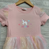 Dress W/ Tiered Tulle Skirt Star Journey 10