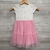 Strawberry Dress W/ Tulle Skirt 4-5