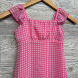 Tank Sheer Checkered Dress 6-7
