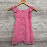 Tank Sheer Checkered Dress 6-7