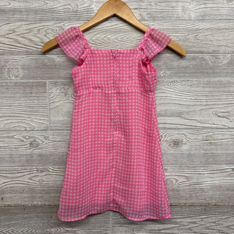Tank Sheer Checkered Dress 6-7