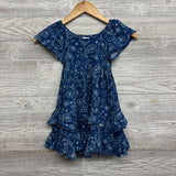 Tiered Dress Paisley Print 4-5