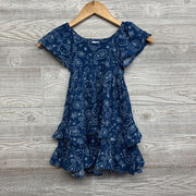 Tiered Dress Paisley Print 4-5