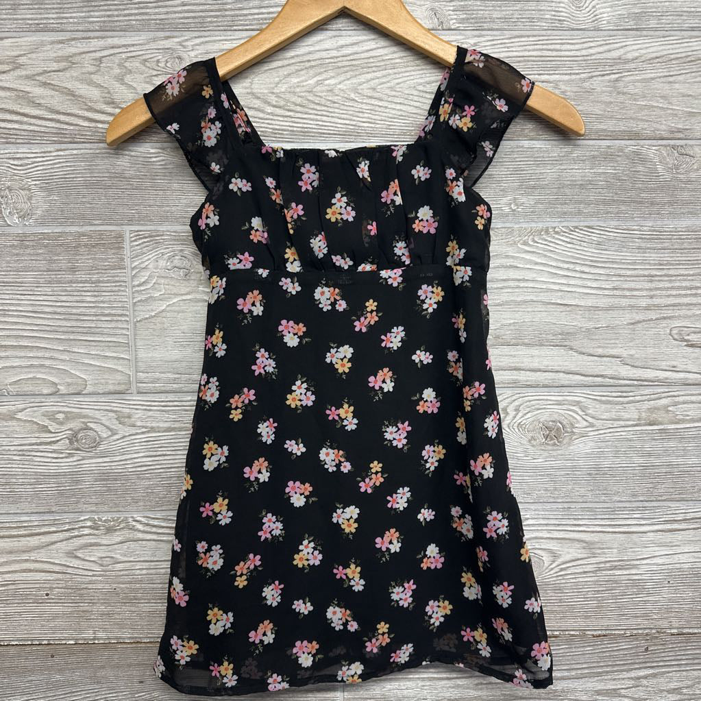 Tank Sheer Floral Dress 6-7