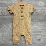 Waffle Knit Jumpsuit Flowers 0-3M