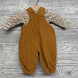 Cord Overalls Turkey & LS Shirt Stripes NB
