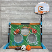3 in 1 Moving Multi Sports Toy Basketball Set