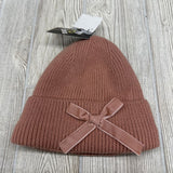 NEW Winter Hat Velour Bow