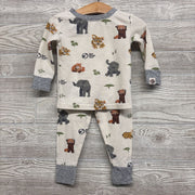 2 Pc Organic Pj Animals 2t