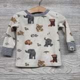 2 Pc Organic Pj Animals 2t