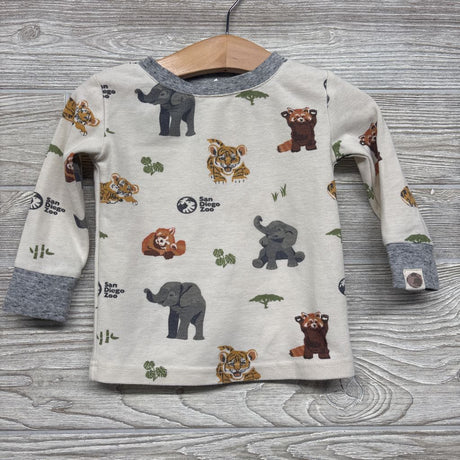 2 Pc Organic Pj Animals 2t