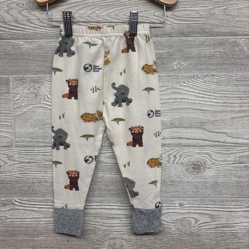 2 Pc Organic Pj Animals 2t