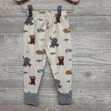 2 Pc Organic Pj Animals 2t
