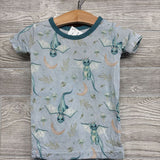 2 Pc Bamboo Pjs Dragons 12-18M