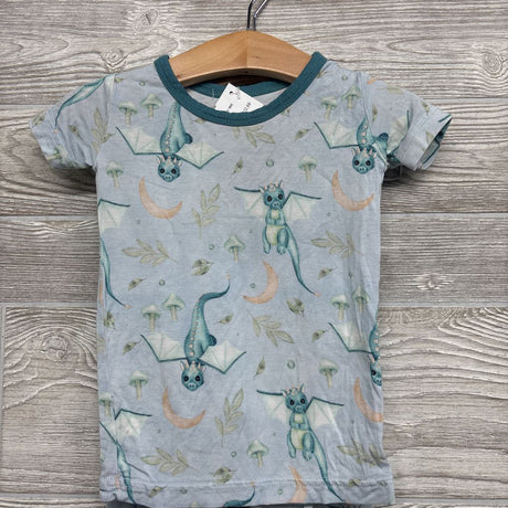 2 Pc Bamboo Pjs Dragons 12-18M