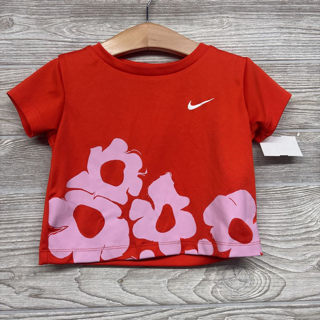 Active Shirt Flowers & Shorts 2t