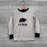 2 Pc LS PJs Lil Bear Plaid 5t