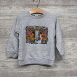 Crewneck Cow W/ Flowers & Flare Cow Print Pants 3t