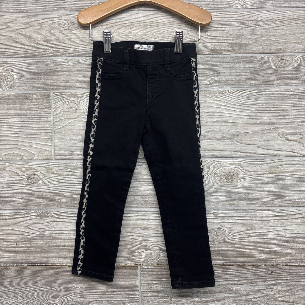Jeggings Side Stripe Animal Print 4t