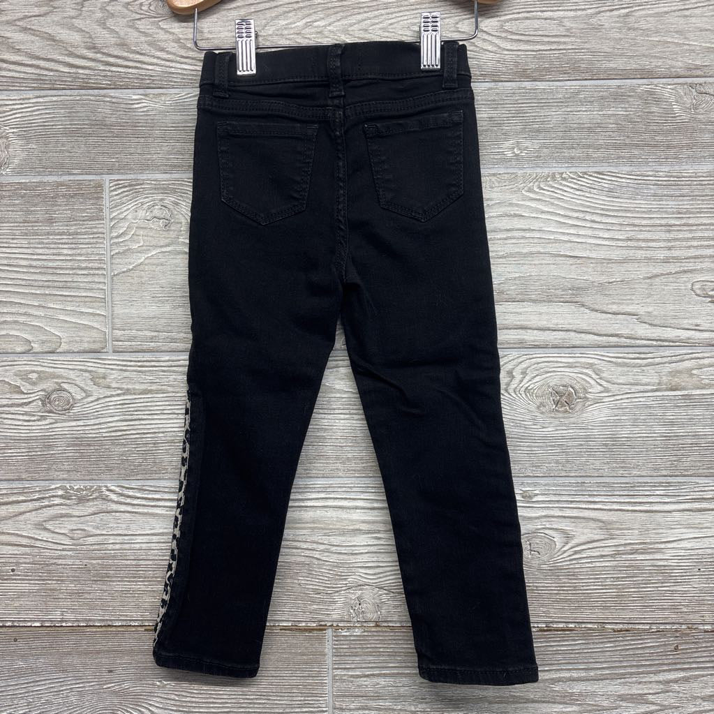 Jeggings Side Stripe Animal Print 4t