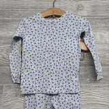 Organic 2 Pc Pj Hearts 3t