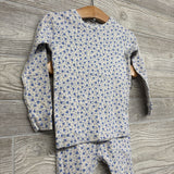 Organic 2 Pc Pj Hearts 3t
