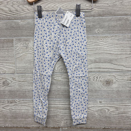 Organic 2 Pc Pj Hearts 3t