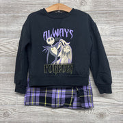Crewneck Always & Forever W/ Plaid Skirt 4-5