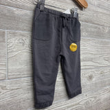 French Terry Pants Ribbed Pockets 3-6M