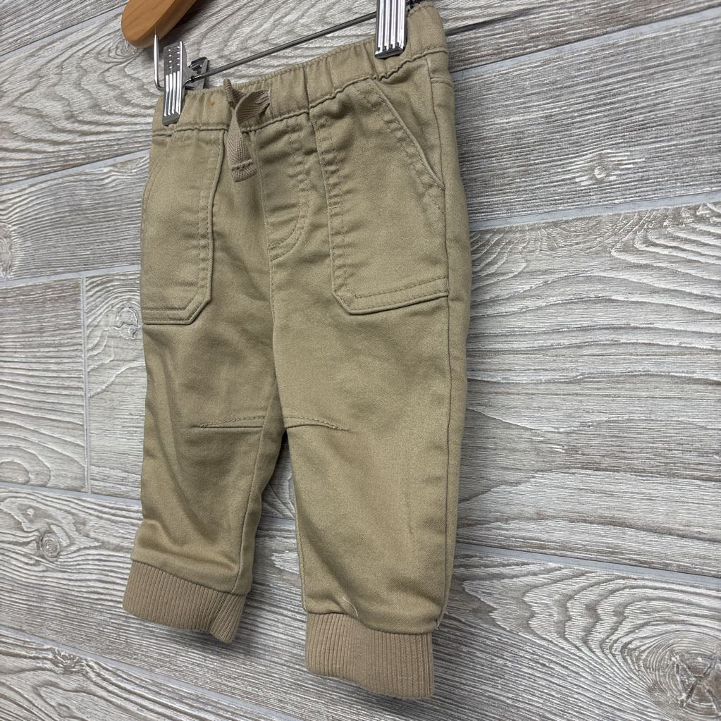 Drawstring Pull On Pants 0-3M