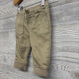Drawstring Pull On Pants 0-3M